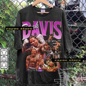 Vintage Bootleg Style Tank Davis Bended Knee Shirt, Tank Davis Boxing T-shirt, 9